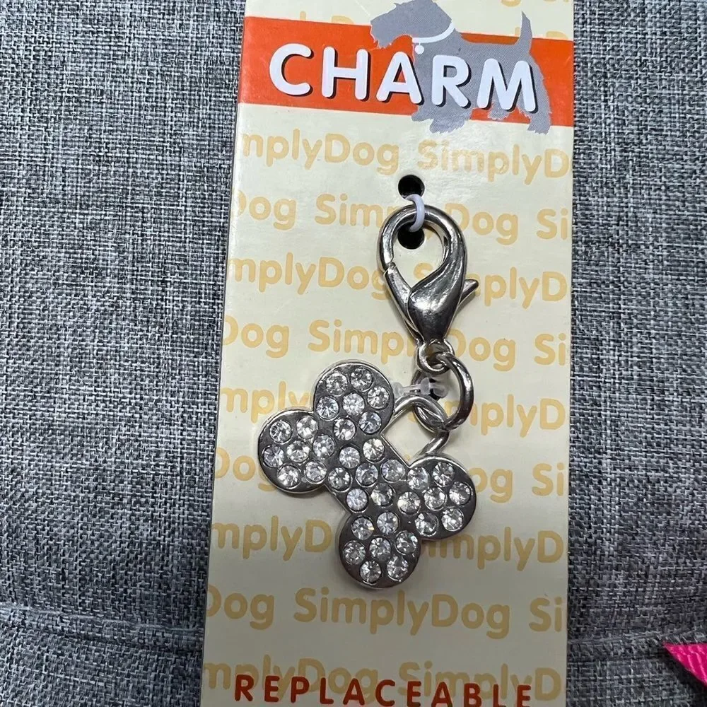 Pink Dog Accessories- Bows, collar, collar charm
